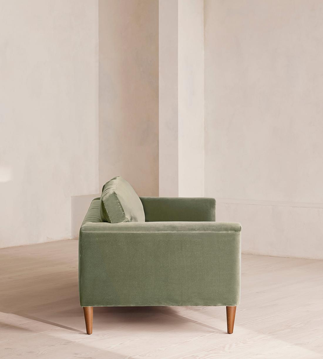 Reya Three Seater Sofa - Velvet - Seafoam - UK - Images - Image 3