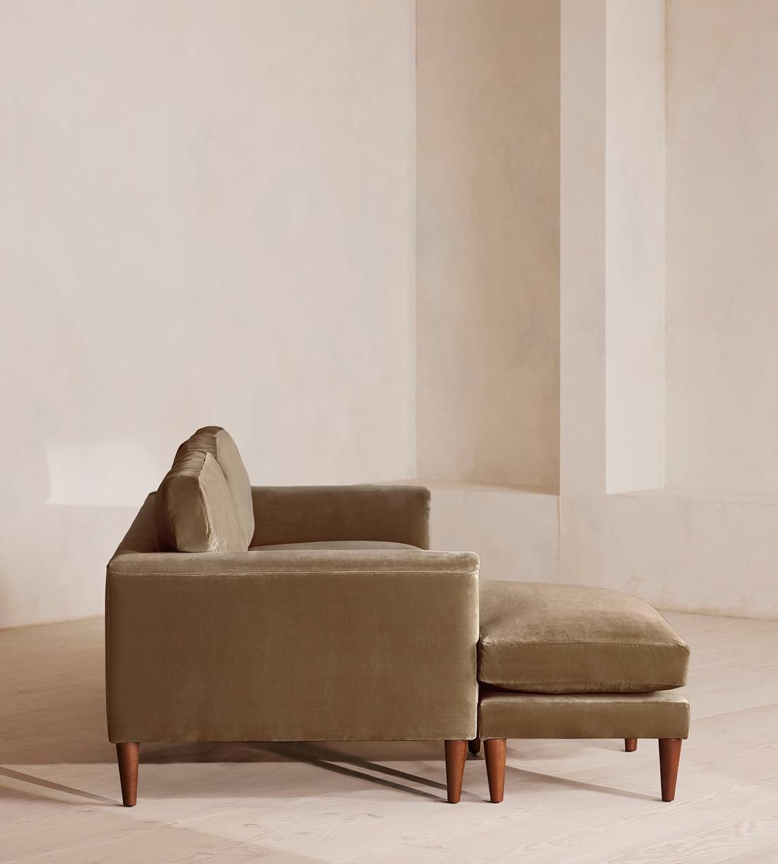 Reya Chaise-End Sofa - Velvet - Truffle - US - Images - Image 3