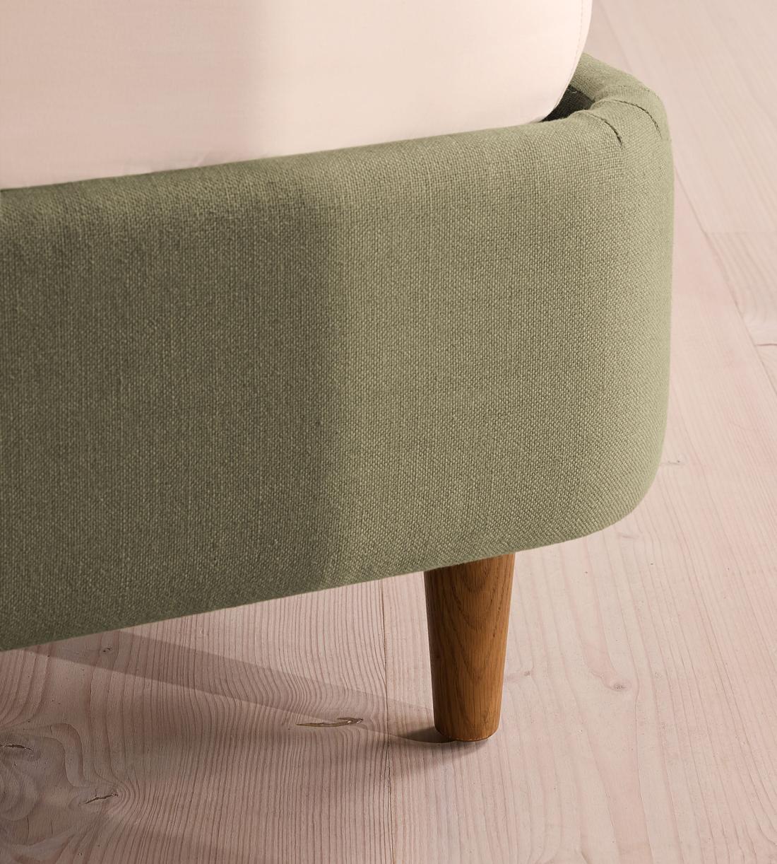 Aubrey Bed - King - Linen - Sage - Images - Image 7
