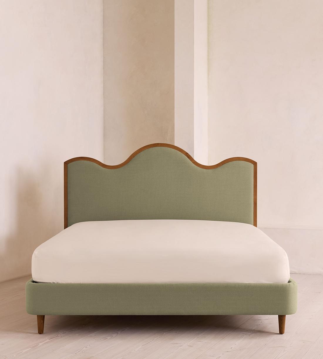 Aubrey Bed - Queen - Linen - Sage - US - Listing - Image 2