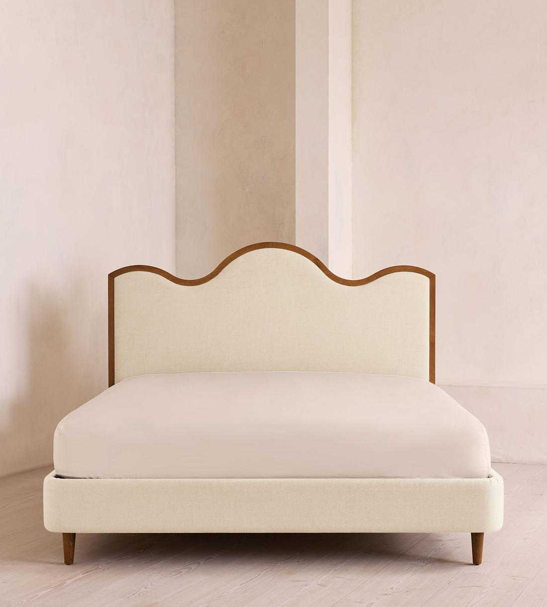 Aubrey Bed - Queen - Linen - Bisque - US - Listing - Image 2