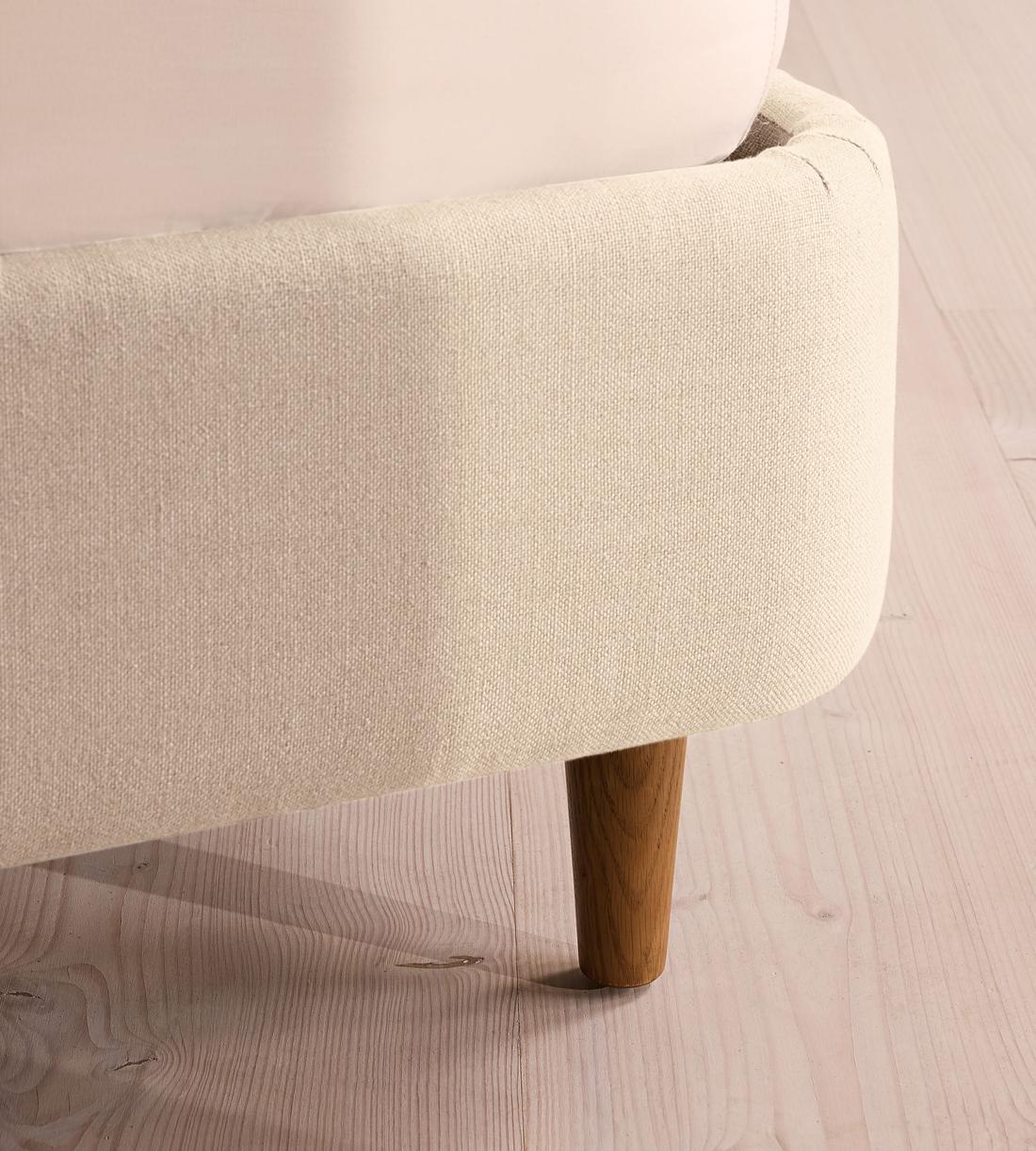 Aubrey Bed - Queen - Linen - Bisque - US - Images - Image 5