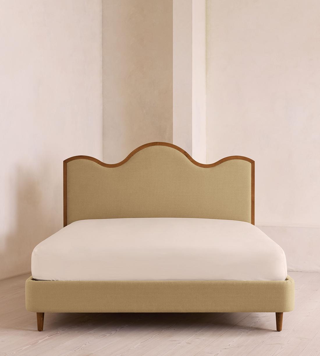 Aubrey Bed - King - Linen - Wheat - Listing - Image 2