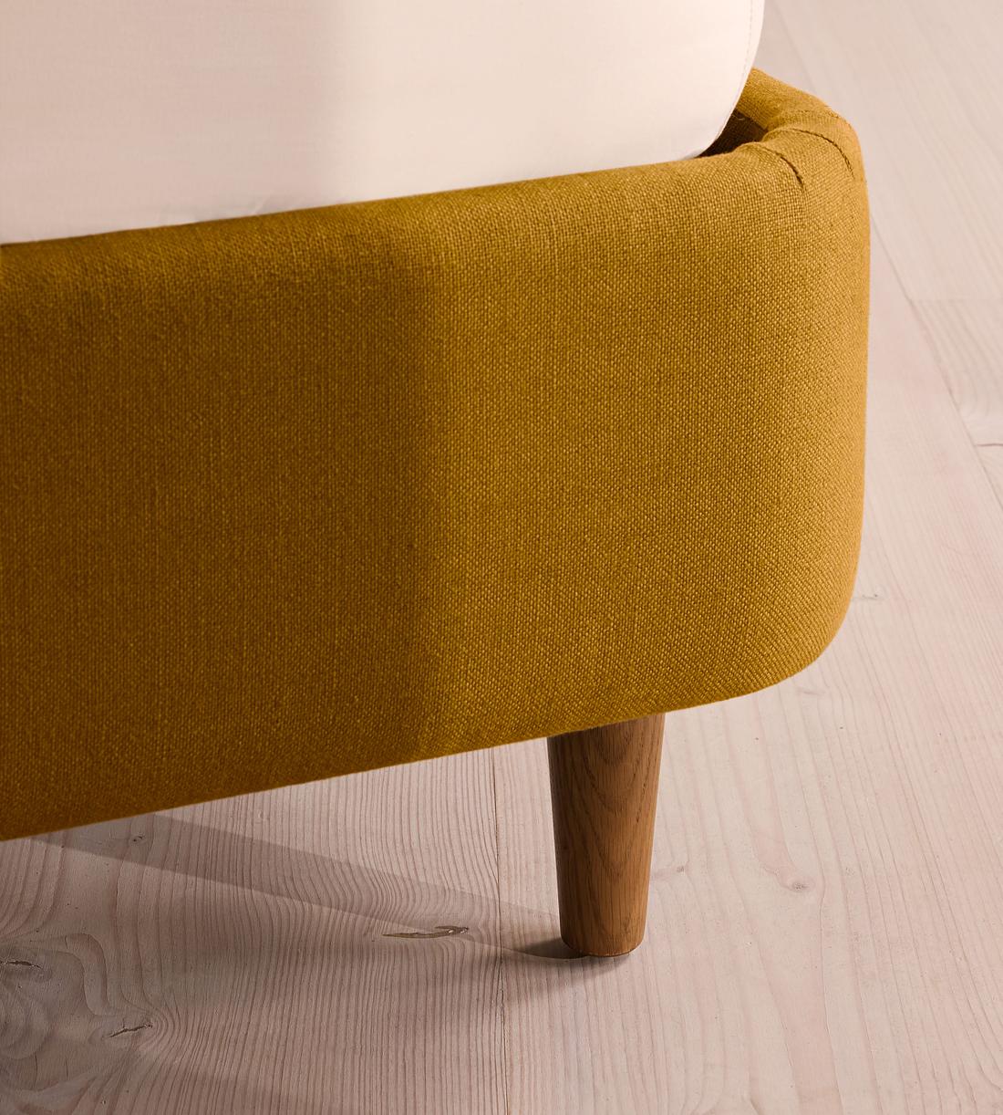 Aubrey Bed - King - Linen - Turmeric - UK - Images - Image 5