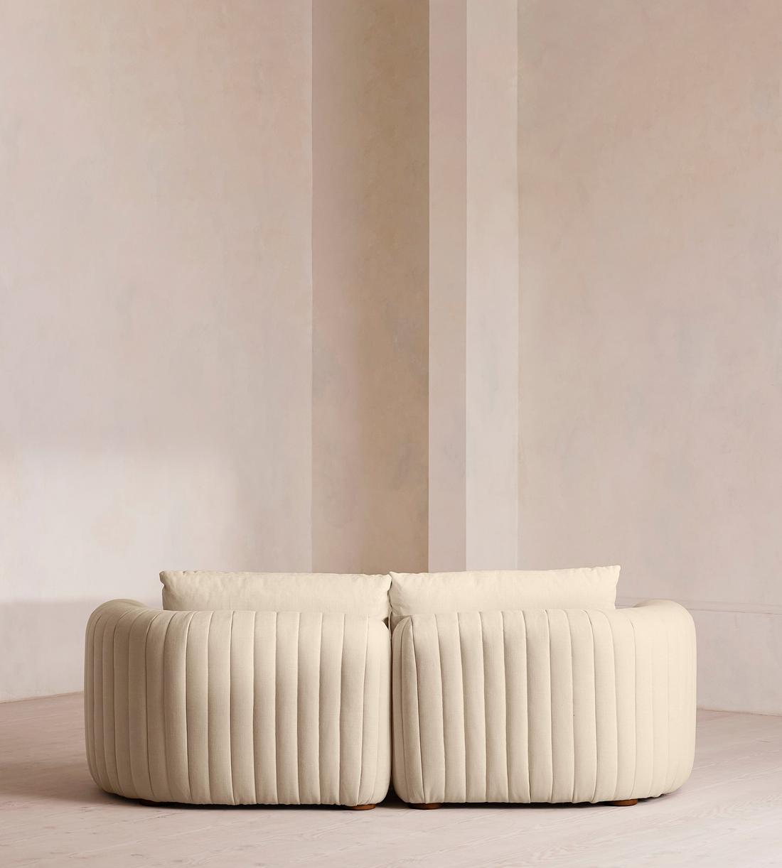 Vivienne Modular Sofa - Three Seater - Linen - Bisque - Images - Image 3