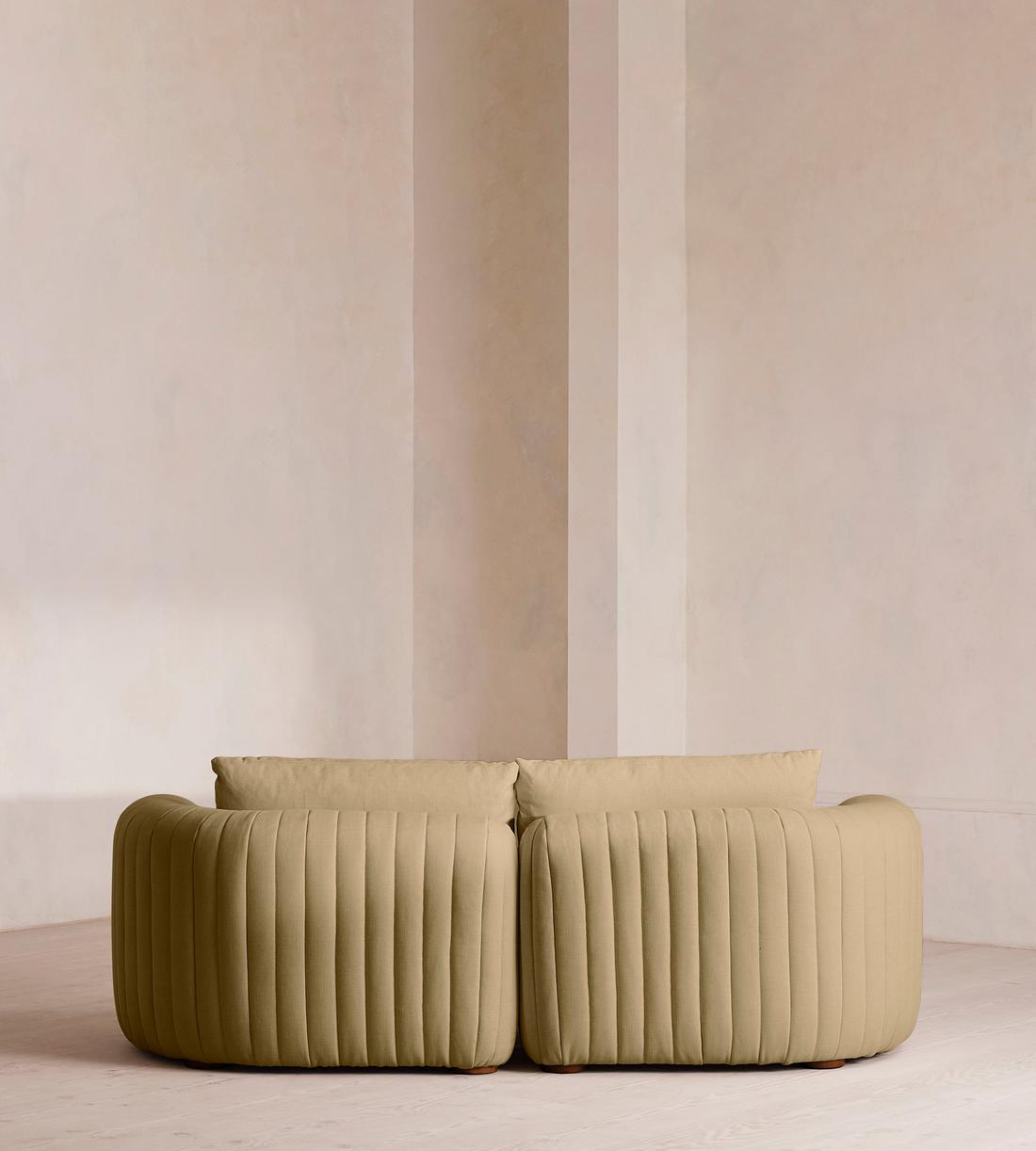 Vivienne Modular Sofa - Three Seater - Linen - Wheat - Images - Image 3