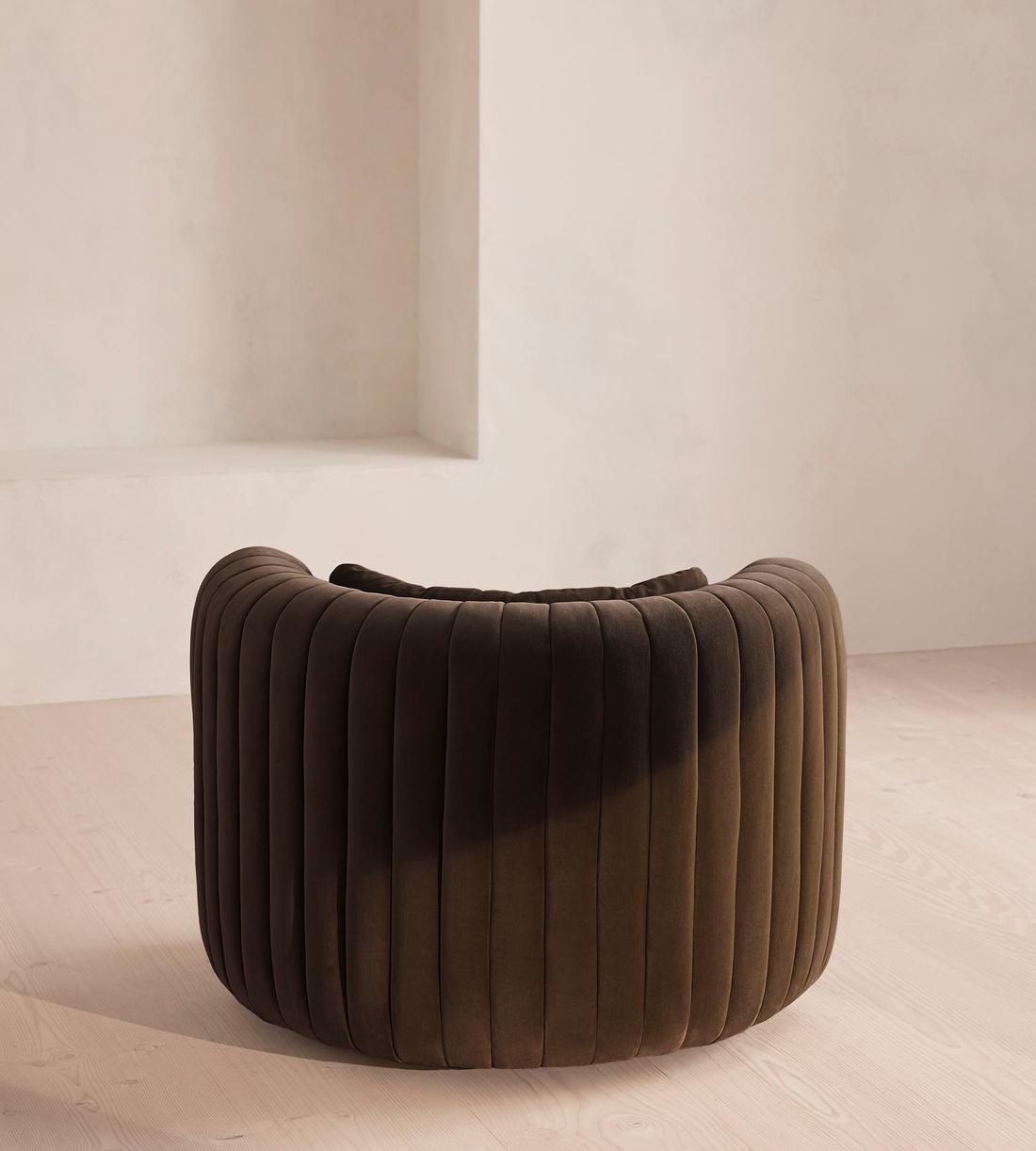 Vivienne Armchair - Velvet - Chocolate - Images - Image 4