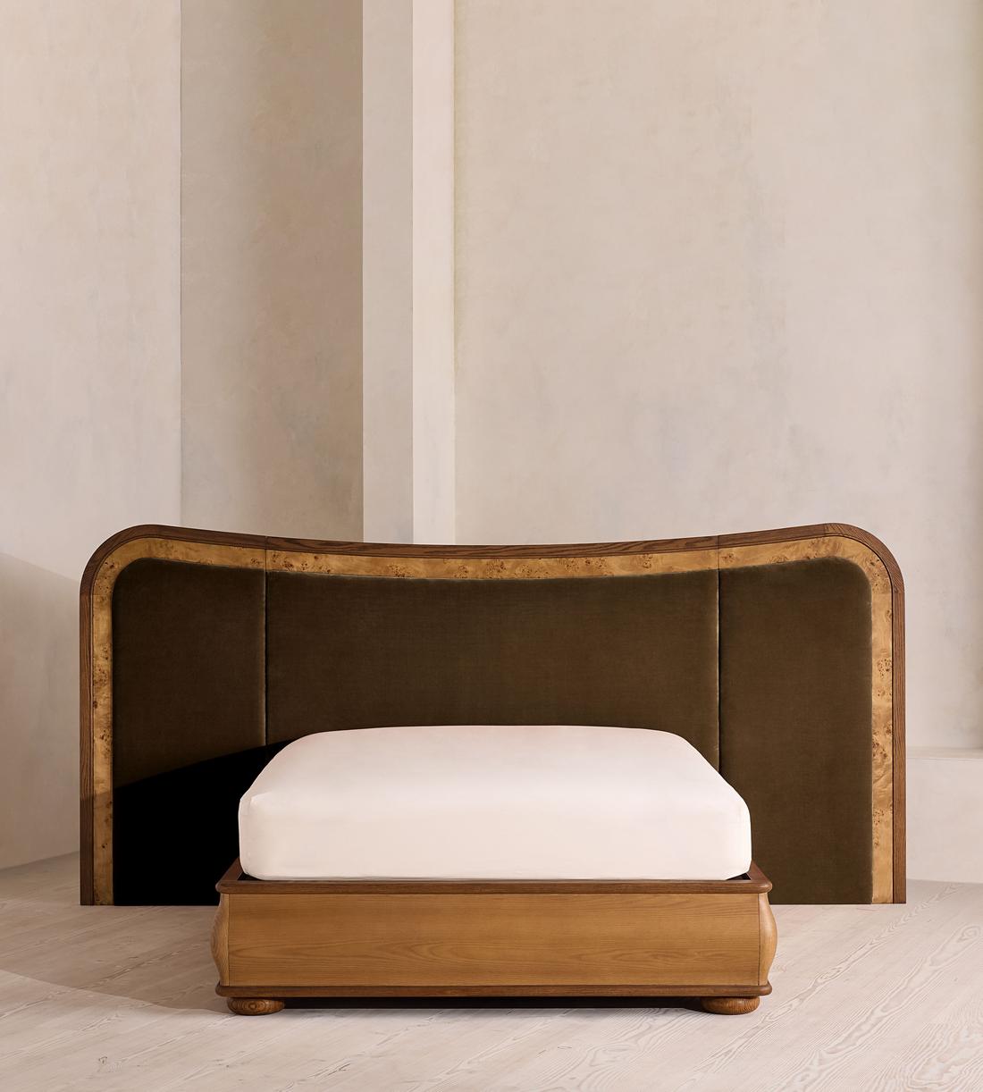 Alana Bed - King - Velvet - Chocolate - Listing - Image 2
