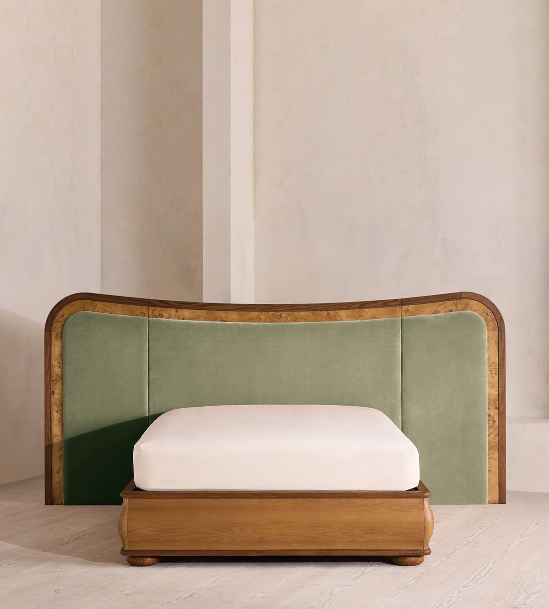 Alana Bed - King - Velvet - Seafoam - UK - Listing - Image 2