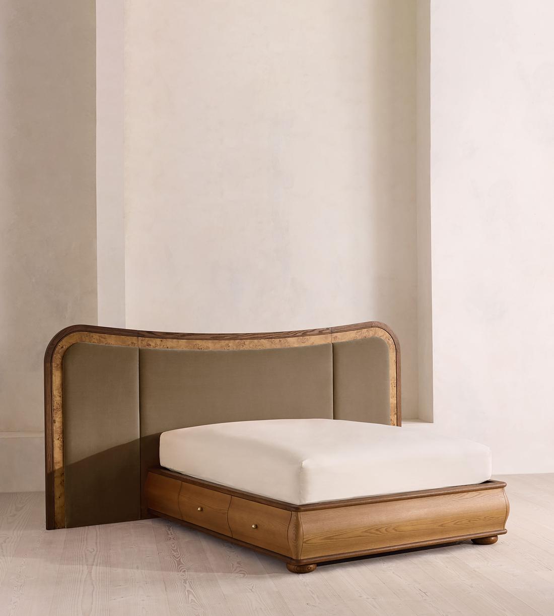 Alana Bed - King - Velvet - Truffle - UK - Listing - Image 1
