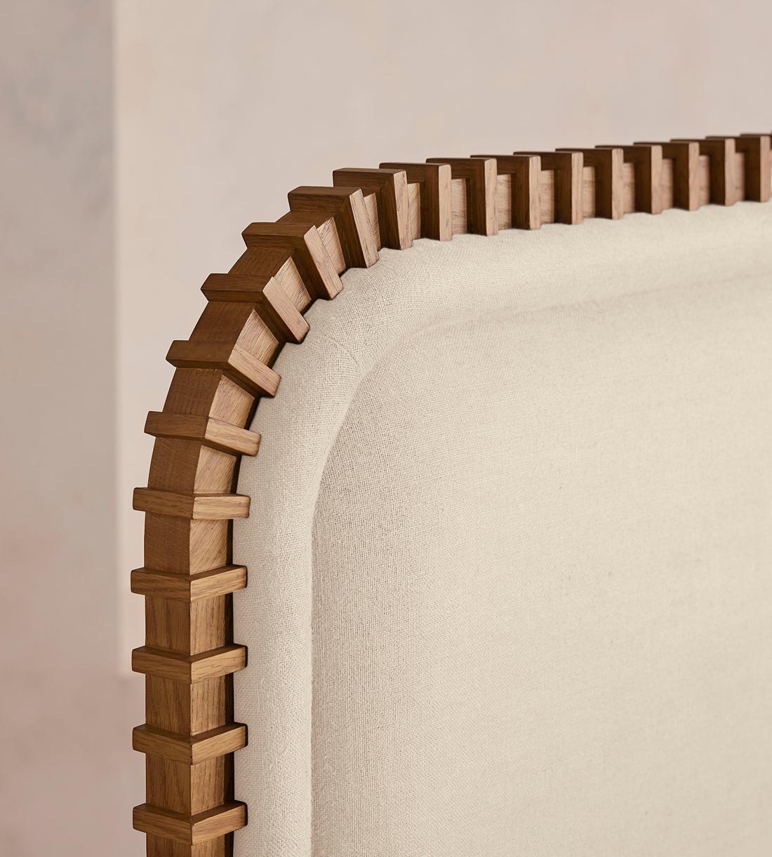 Angus Bed - King - Linen - Bisque - US - Images - Image 4