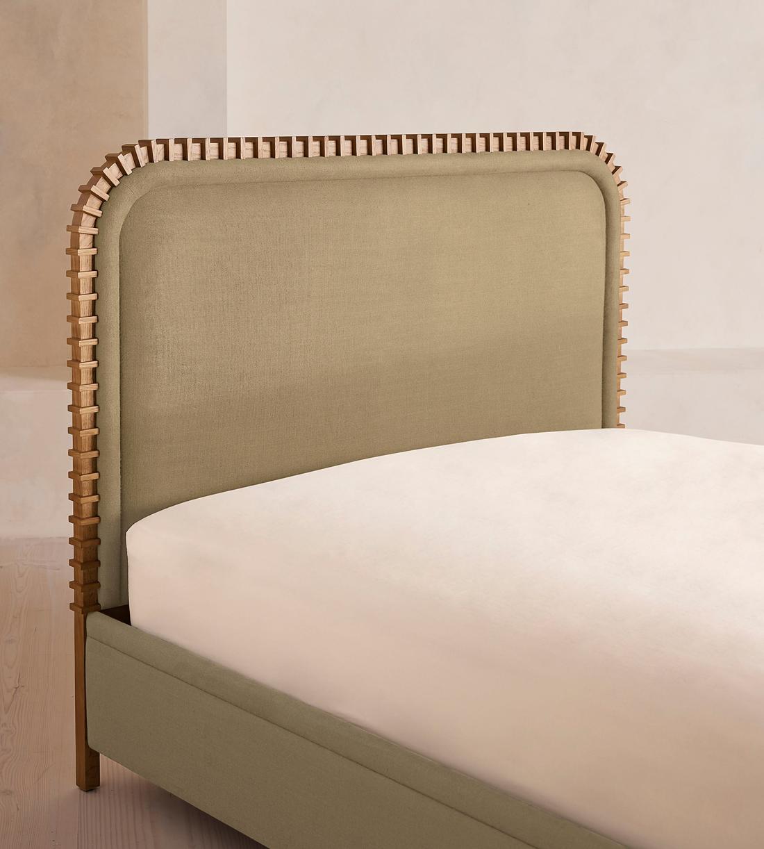 Angus Bed - King - Linen - Wheat - US - Images - Image 3