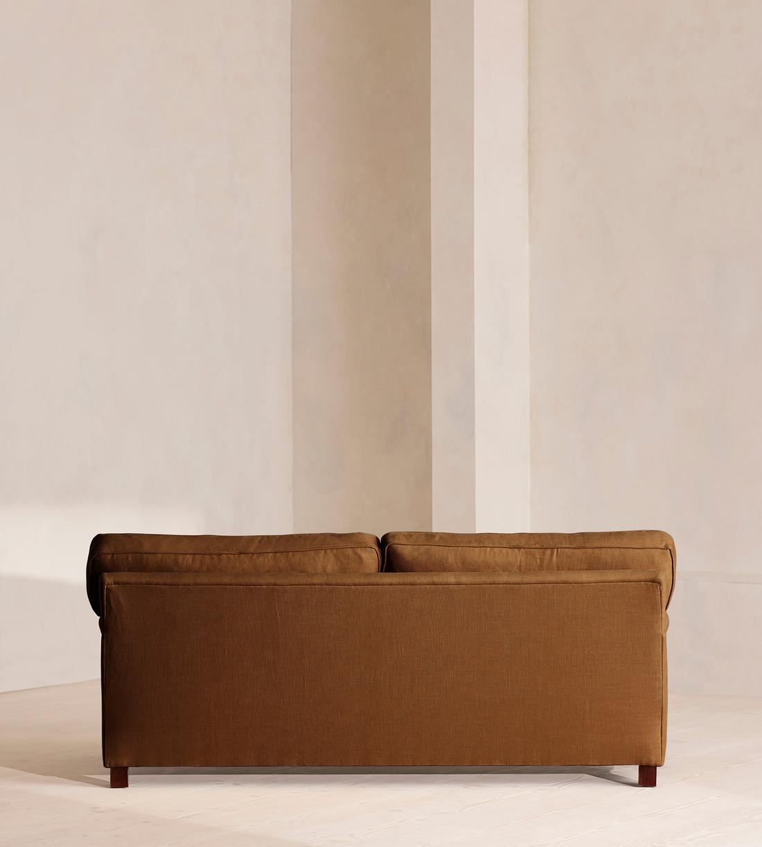 Arundel Three Seater - Sofa - Linen - Terracotta - Images - Image 4