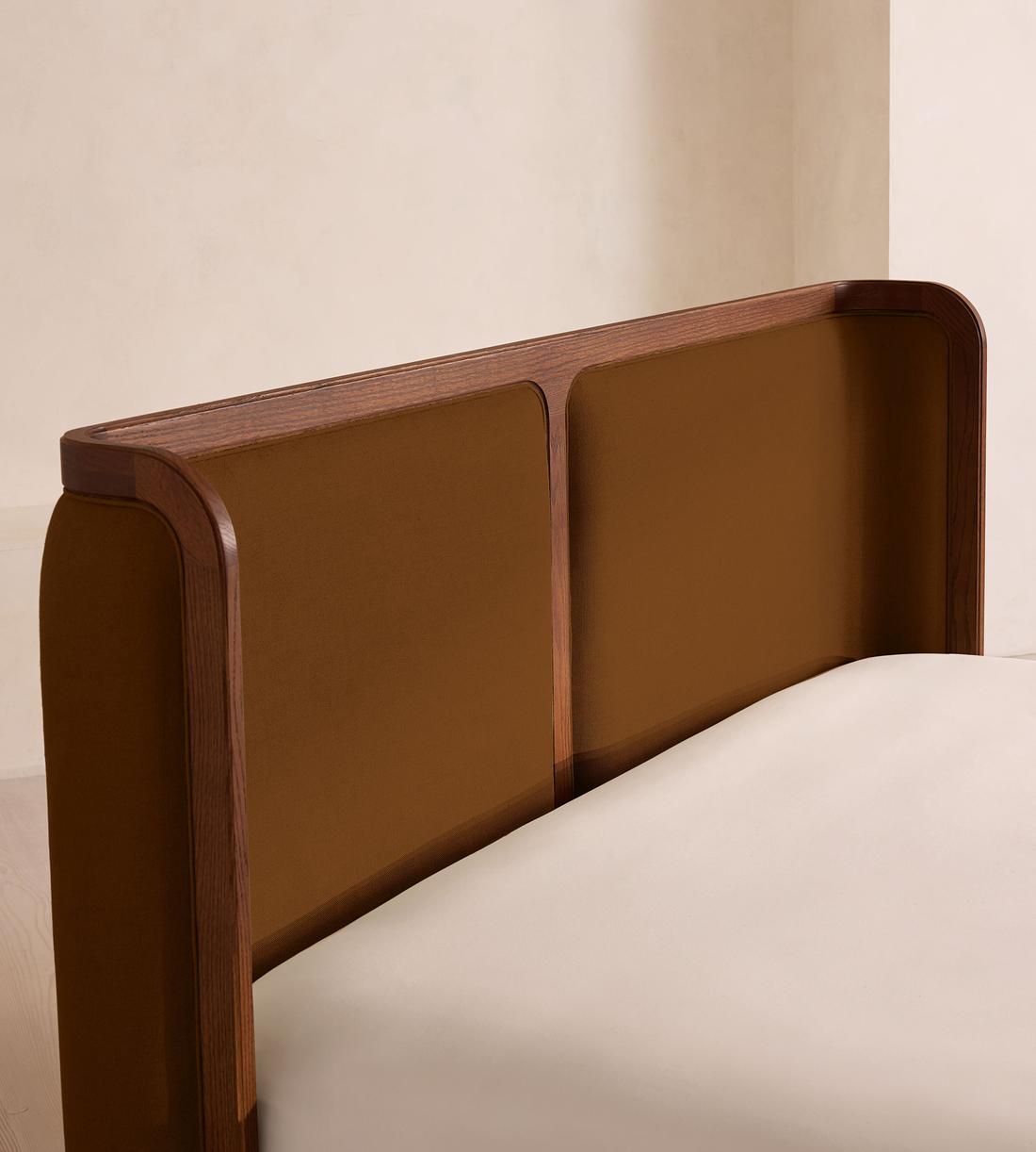 Belsa Bed - Super King - Linen - Terracotta - UK - Images - Image 3