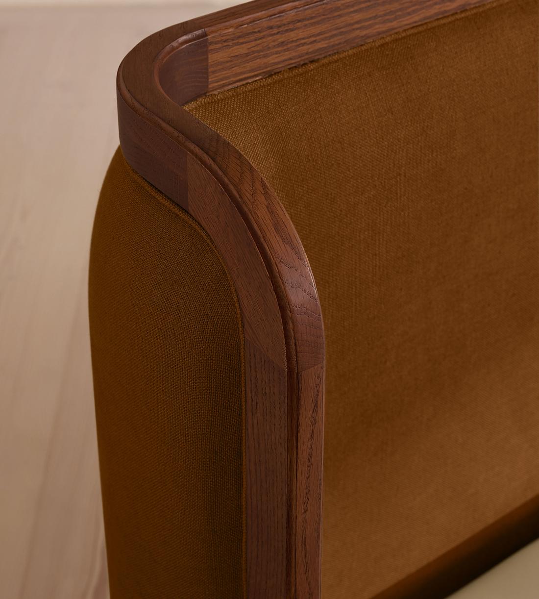 Belsa Bed - Super King - Linen - Terracotta - UK - Images - Image 4