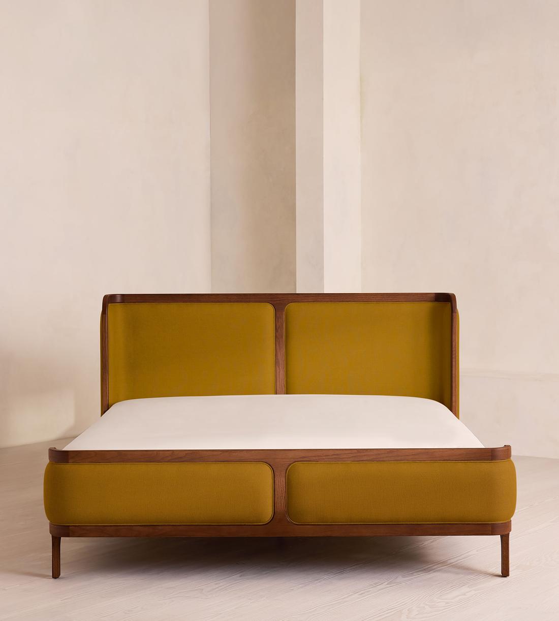 Belsa Bed - Super King - Linen - Turmeric - UK - Listing - Image 2