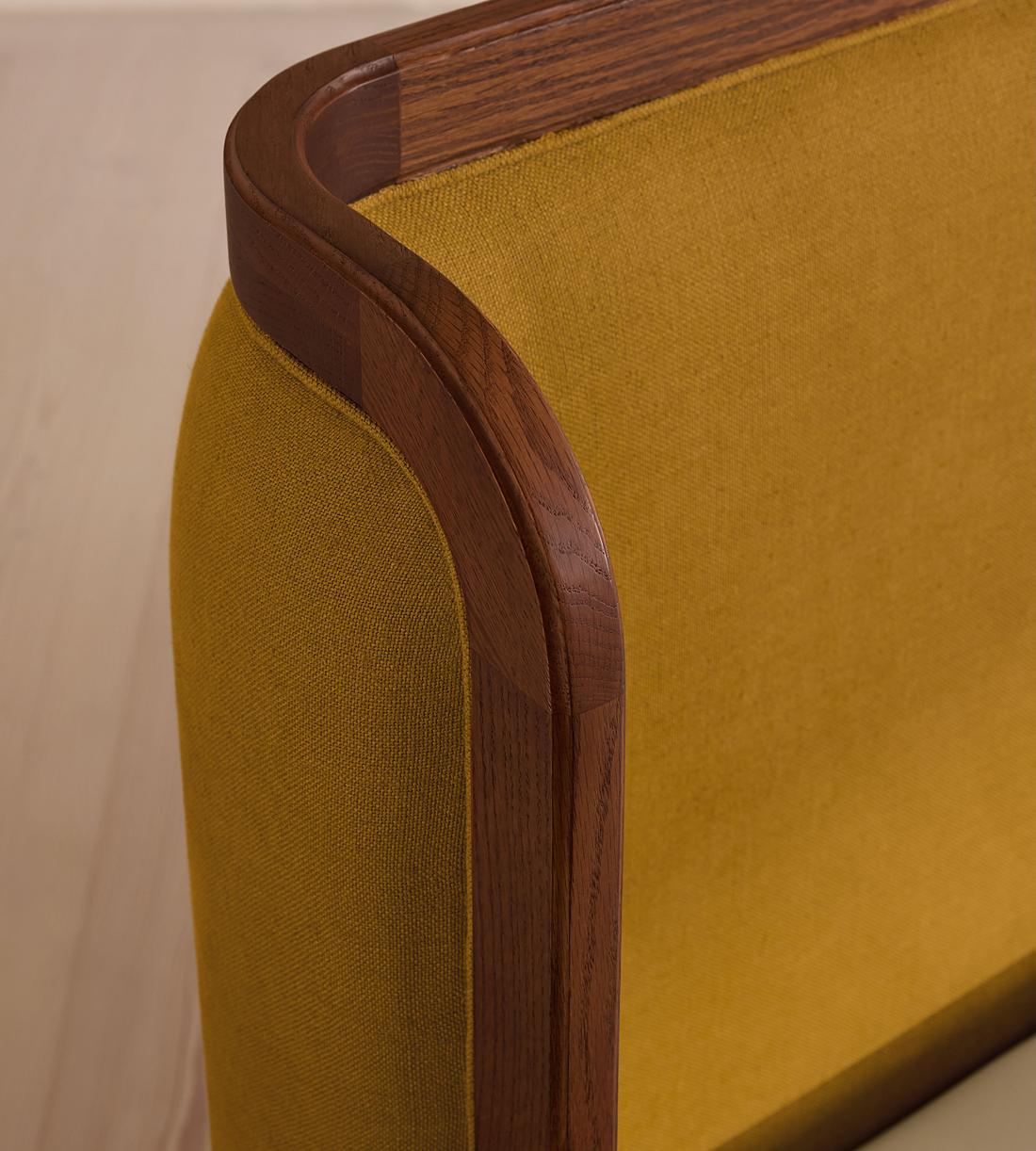 Belsa Bed - Super King - Linen - Turmeric - UK - Images - Image 4
