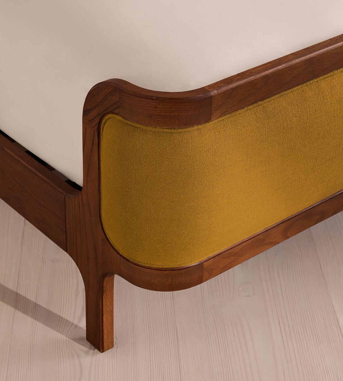 Belsa Bed - Super King - Linen - Turmeric - UK - Images - Image 5