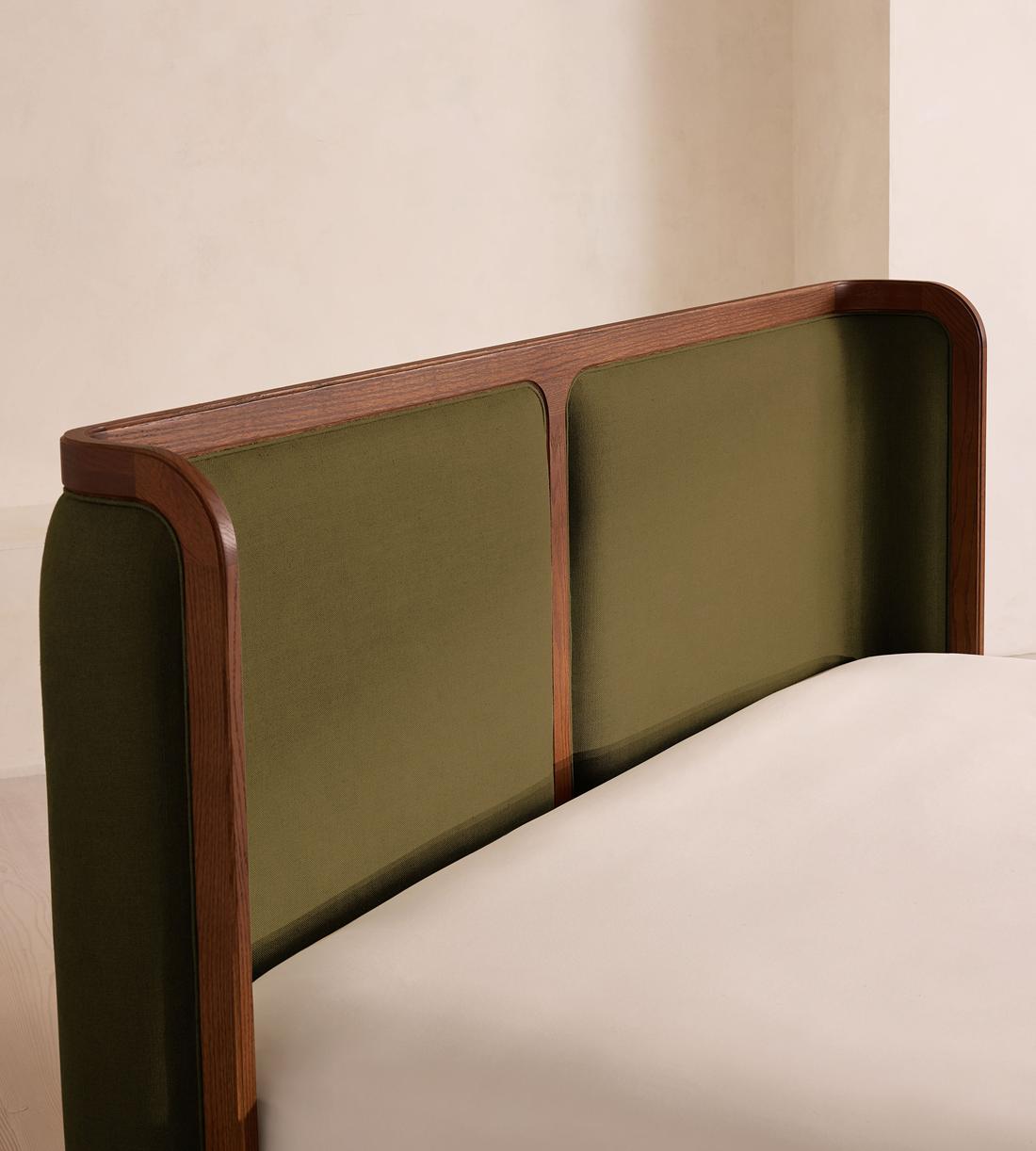 Belsa Bed - Superking - Linen - Olive - Images - Image 3