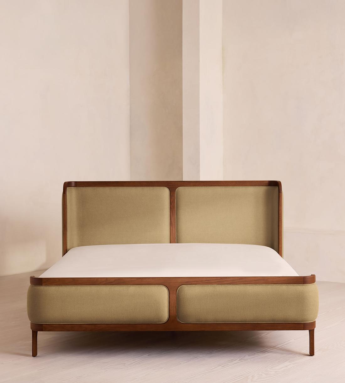 Belsa Bed - Superking - Linen - Wheat - Listing - Image 2
