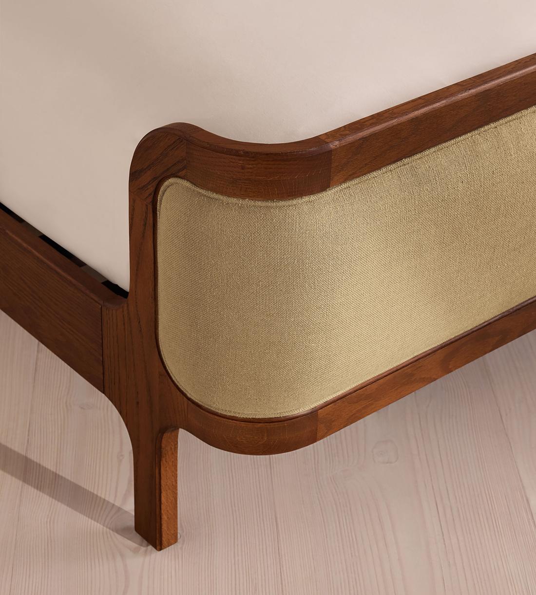 Belsa Bed - Superking - Linen - Wheat - Images - Image 5