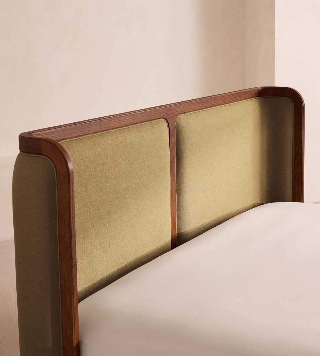 Belsa Bed - King - Linen - Wheat - Images - Image 3
