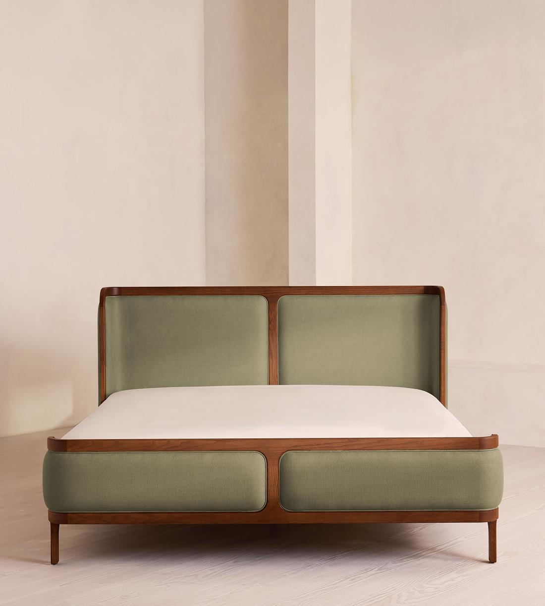 Belsa Bed - Superking - Linen - Sage - Listing - Image 2