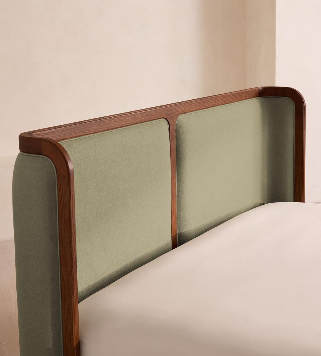 Belsa Bed - Superking - Linen - Sage - Images - Image 3
