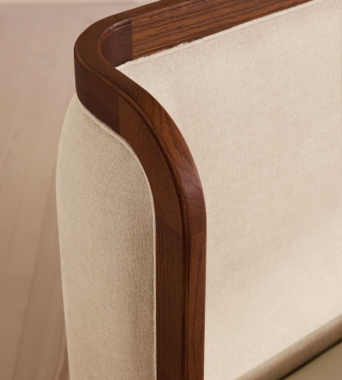 Belsa Bed - King - Linen - Bisque - US - Images - Image 4