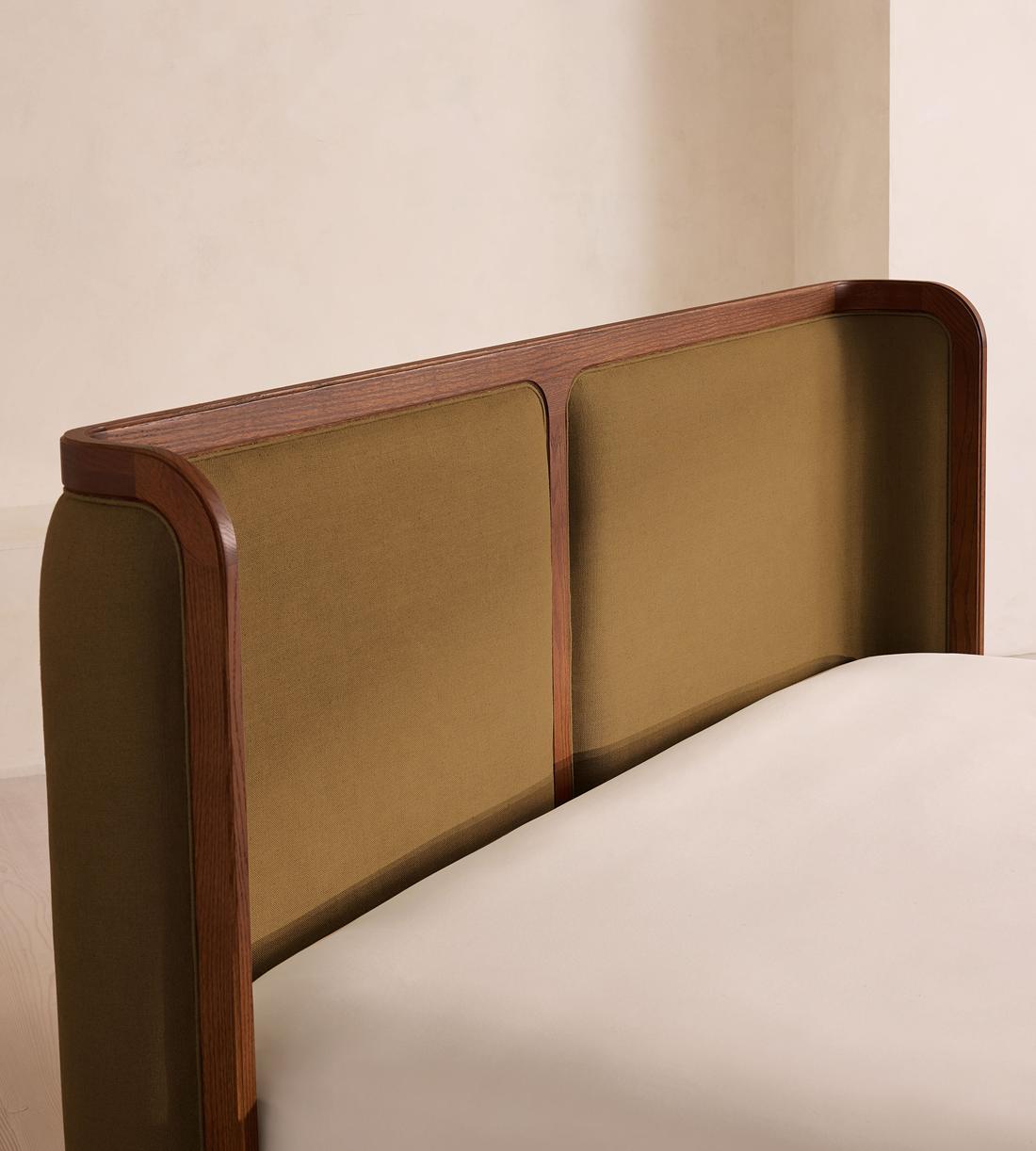 Belsa Bed - Superking - Linen - Ochre - Images - Image 3