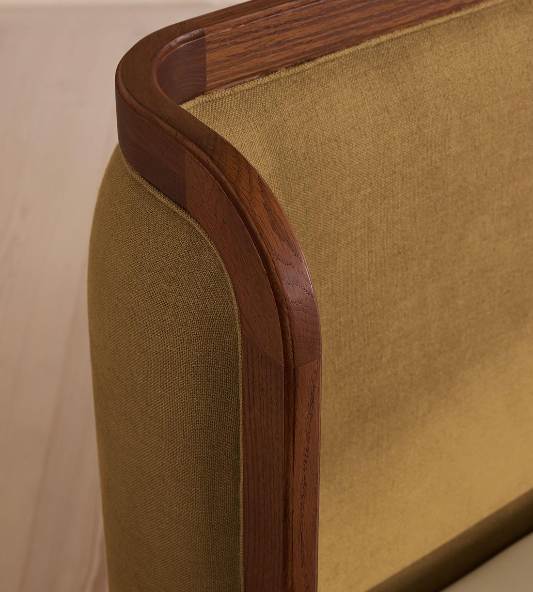 Belsa Bed - Superking - Linen - Ochre - Images - Image 4