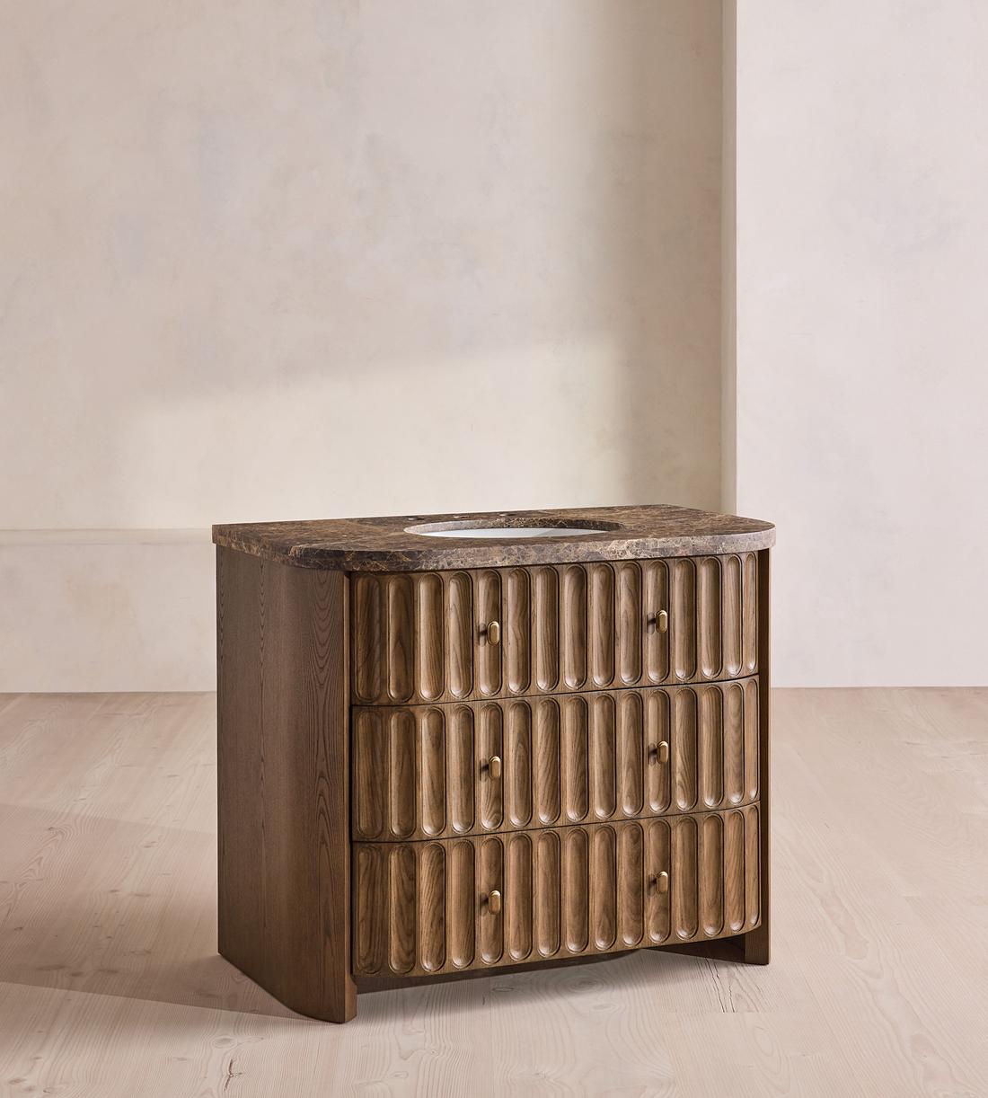 Devon Single Vanity - Dark Emperador - Listing - Image 6