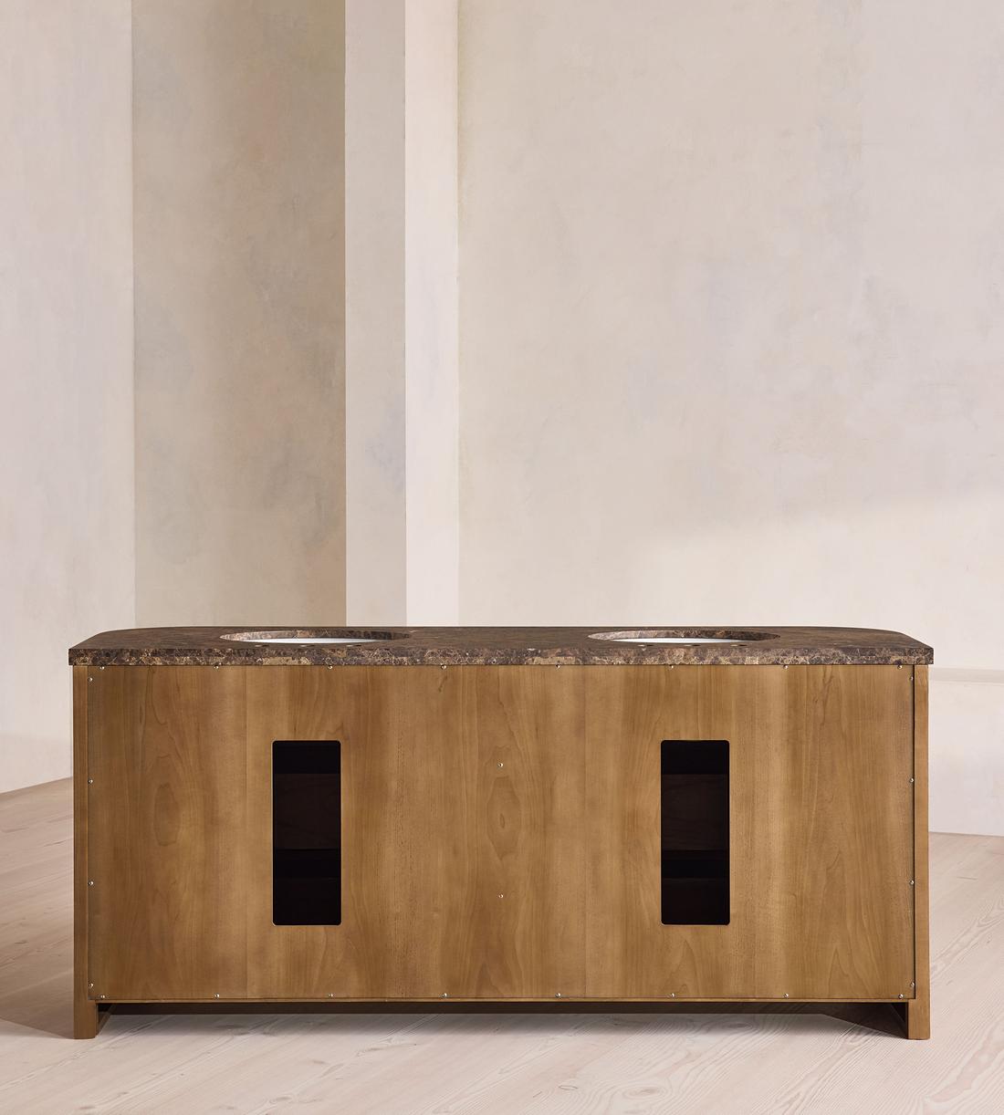 Devon Double Vanity - Dark Emperador - Images - Image 8