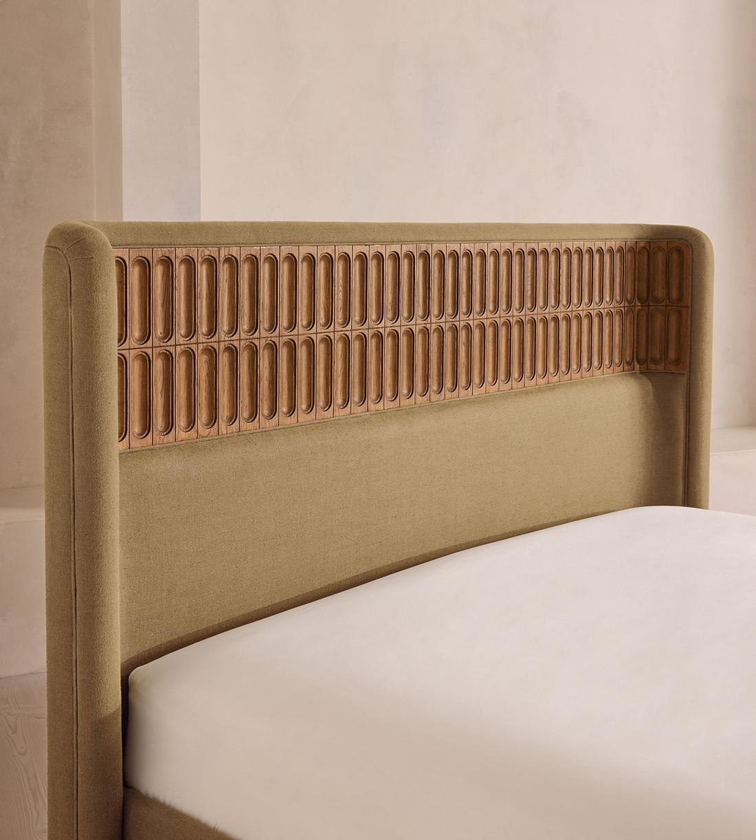 Devon Bed - Queen - Linen - Wheat - US - Images - Image 4