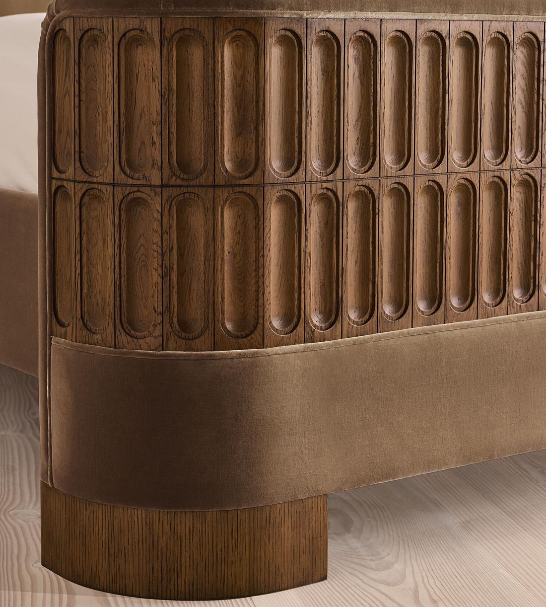 Devon Bed - Queen - Velvet - Truffle - US - Images - Image 5