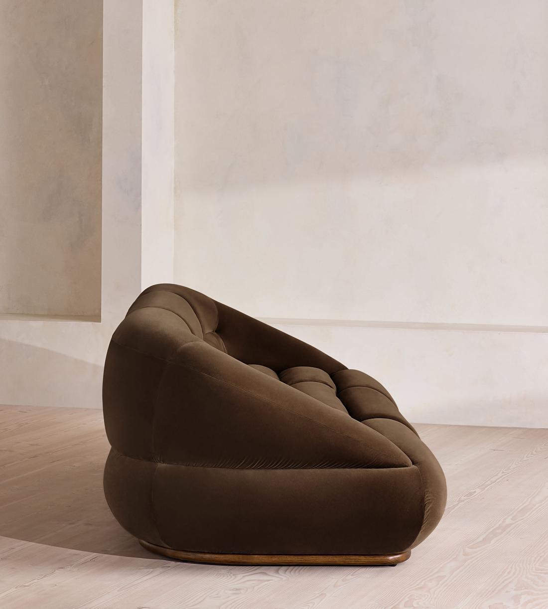 Edison Modular Sofa - Four Seater - Velvet - Chocolate UK - Images - Image 3