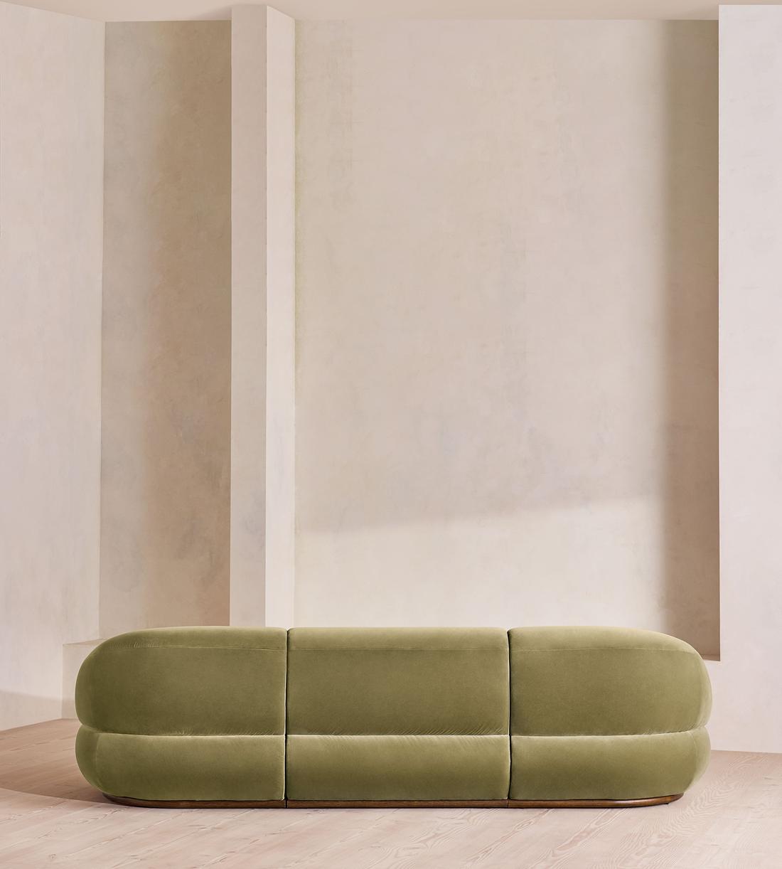 Edison Modular Sofa - Four Seater - Velvet - Lichen UK - Images - Image 4