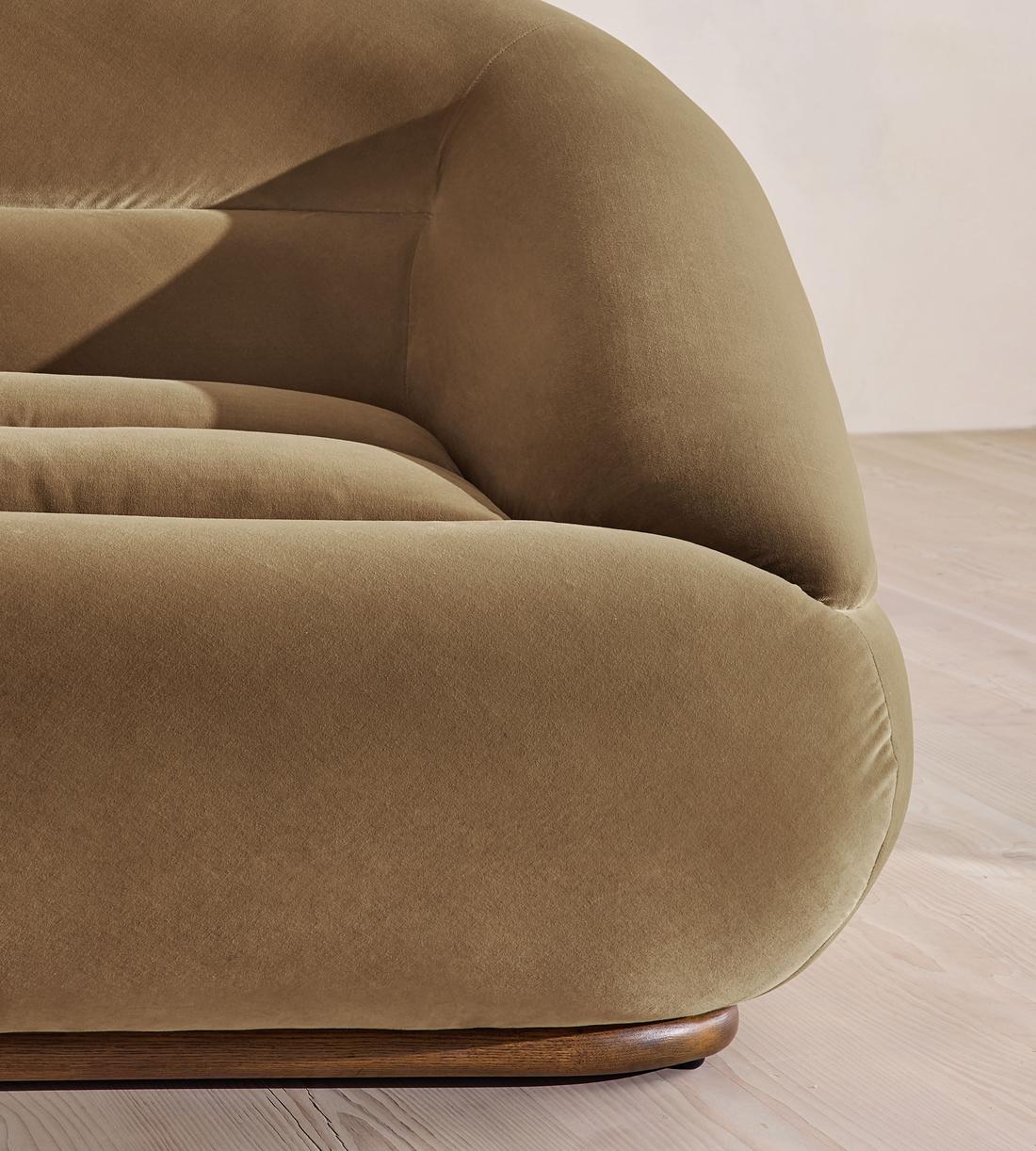 Edison Sectional Sofa - Four Seater - Velvet - Truffle US - Images - Image 5
