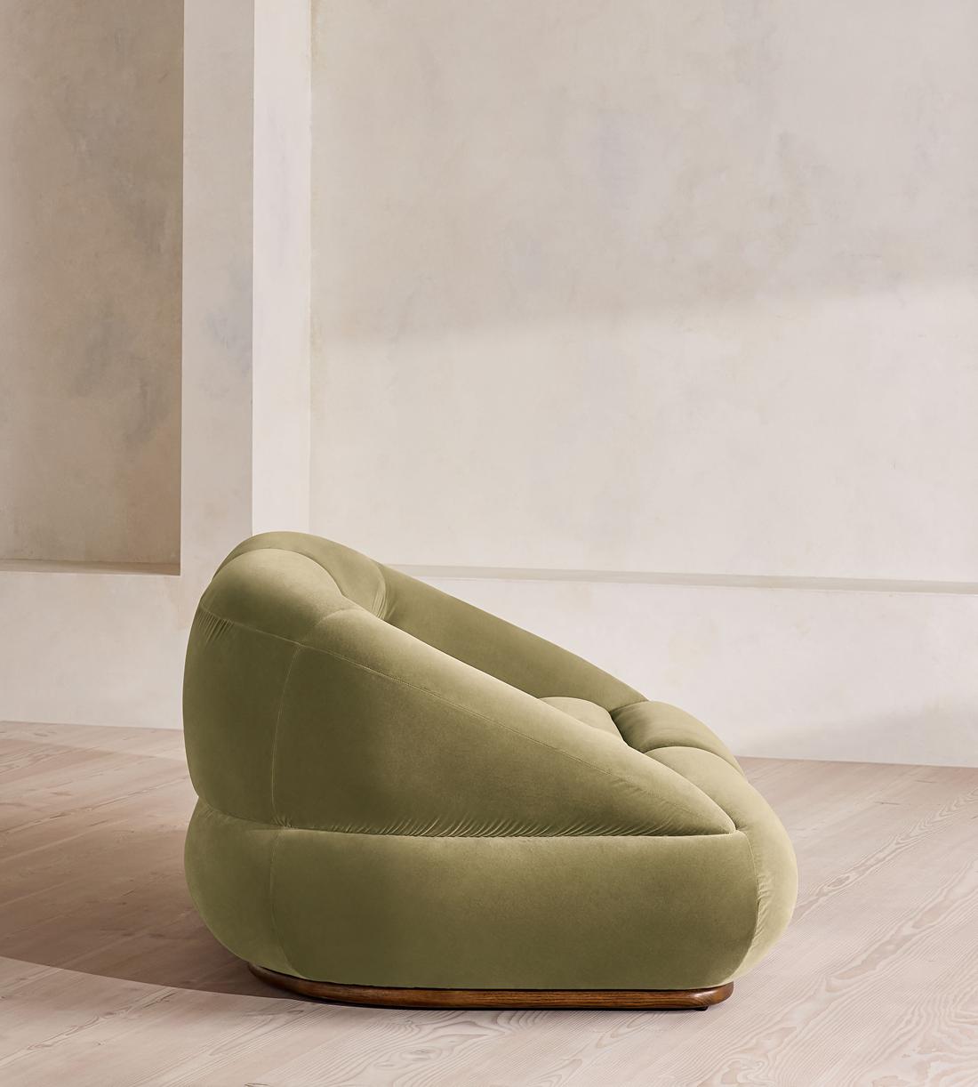 Edison Modular Sofa - Three Seater - Velvet - Lichen UK - Images - Image 3
