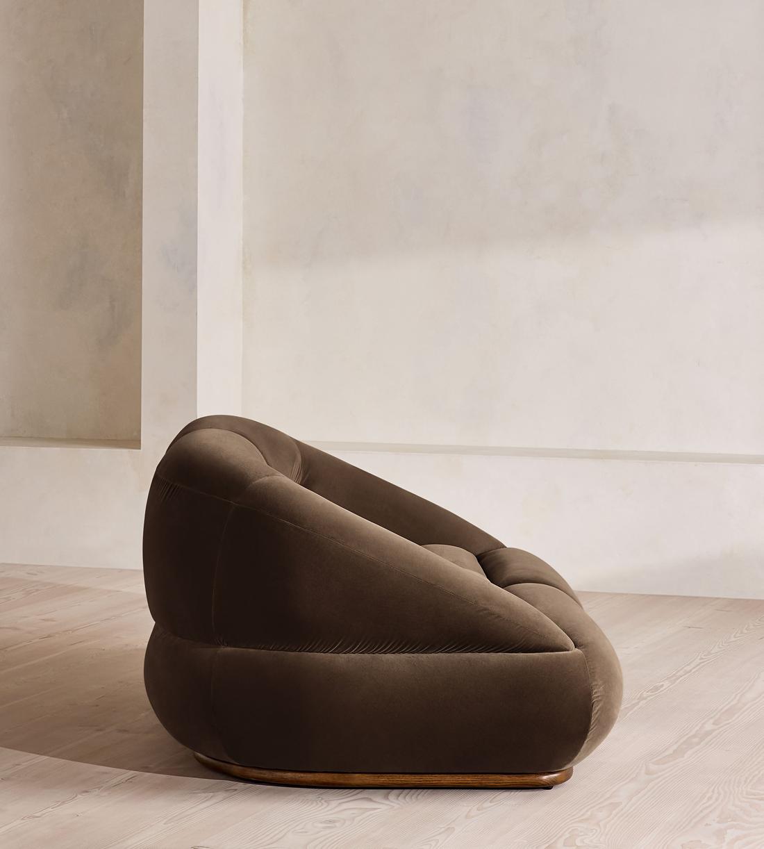 Edison Modular Sofa - Three Seater - Velvet - Chocolate UK - Images - Image 3