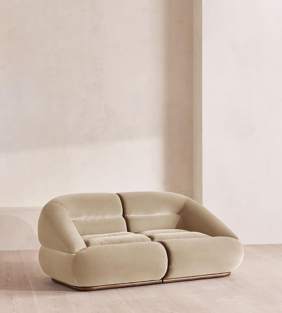 Edison Modular Sofa - Three Seater - Velvet - Oyster UK - Listing - Image 2