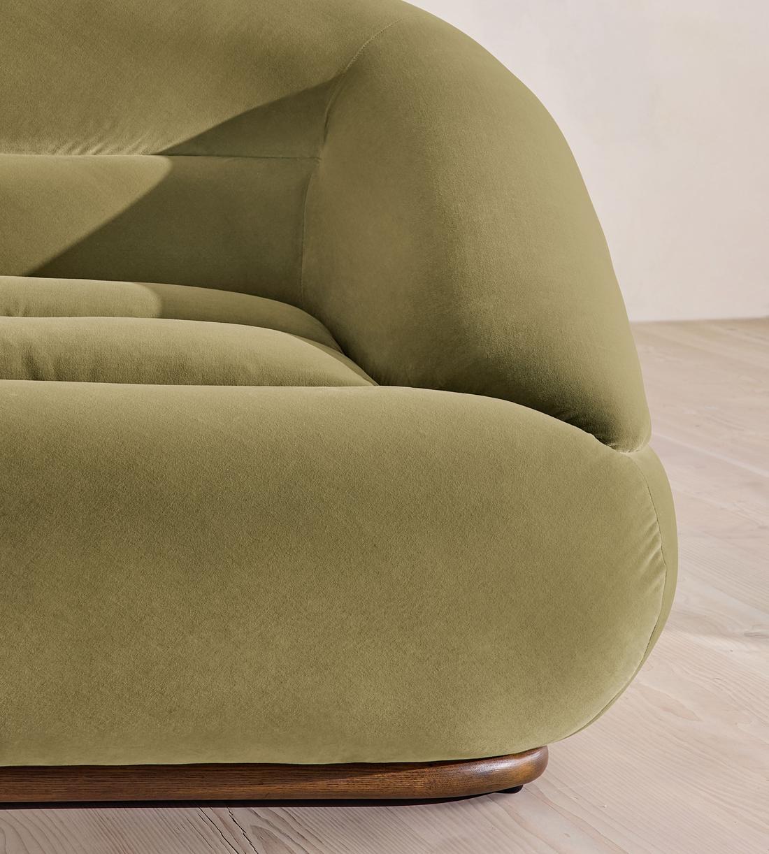 Edison Sectional Sofa - Corner Sofa - Velvet - Lichen US - Images - Image 4