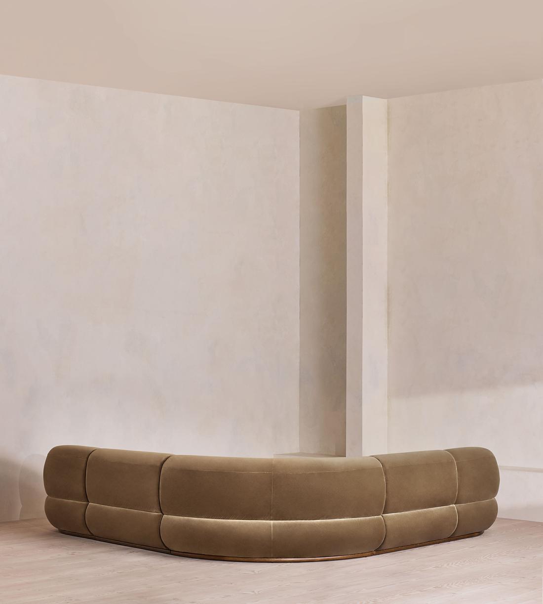 Edison Modular Sofa - Corner Sofa - Velvet - Truffle UK - Images - Image 3