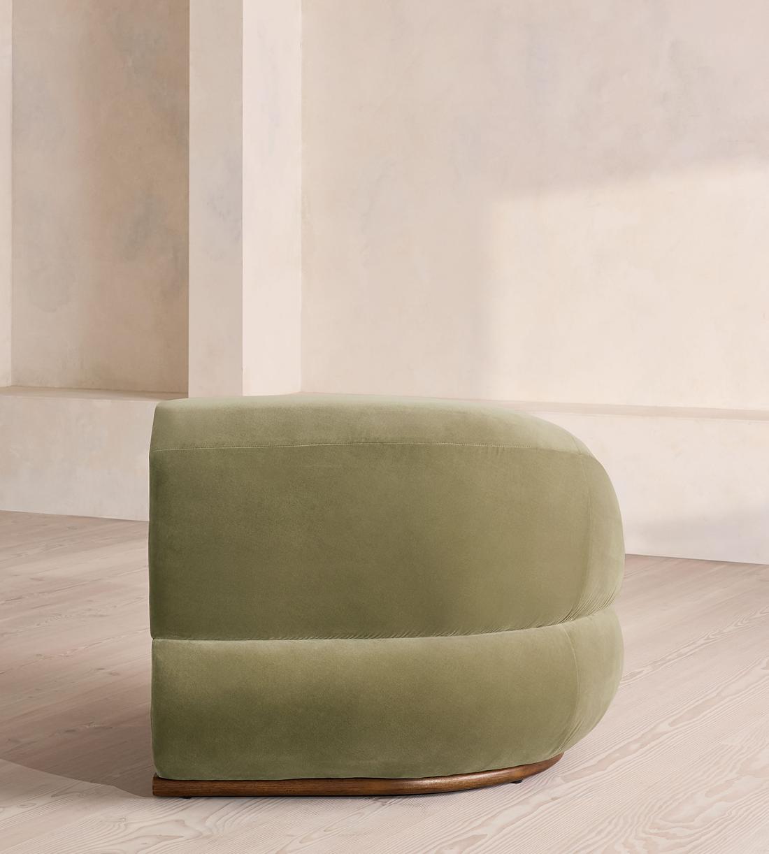 Edison Modular Sofa - Corner Module - Velvet - Lichen - UK - Image 4