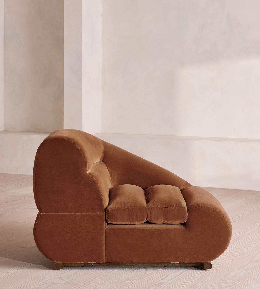 Edison Modular Sofa - Corner Module - Velvet - Cinnamon - UK - Image 6