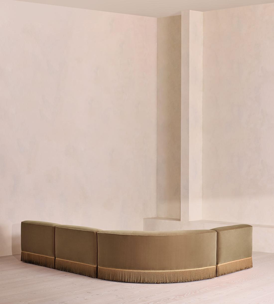 Elowen Modular Sofa - L-Shape Sofa - Velvet - Truffle - UK - Images - Image 3