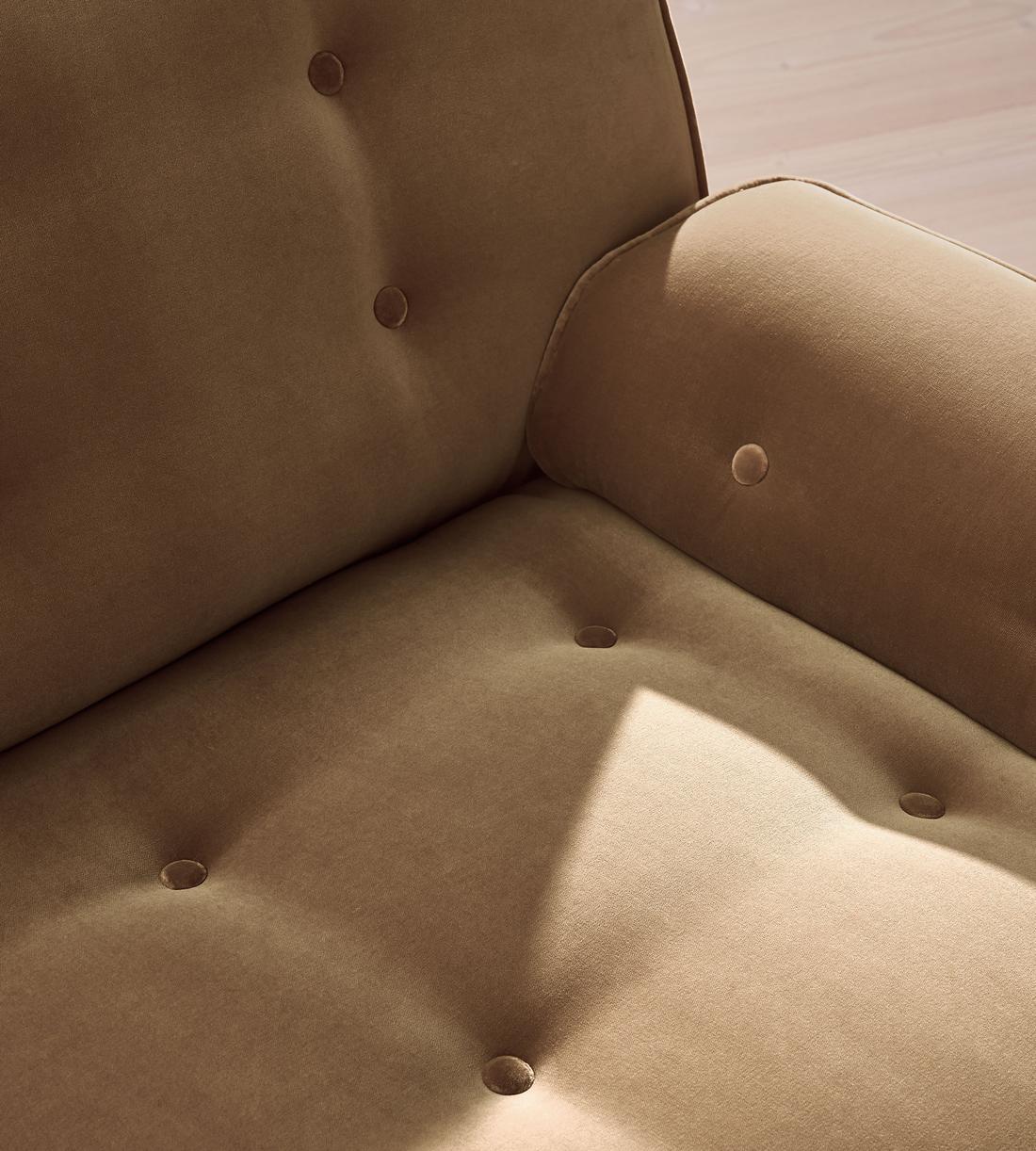 Elowen Sectional Sofa - L-Shape Sofa - Velvet - Truffle - US - Images - Image 4