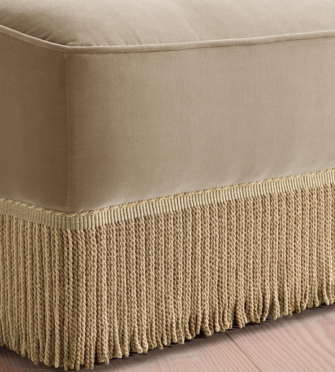 Elowen Sectional Sofa - Four Seater - Velvet - Oyster - US - Images - Image 6