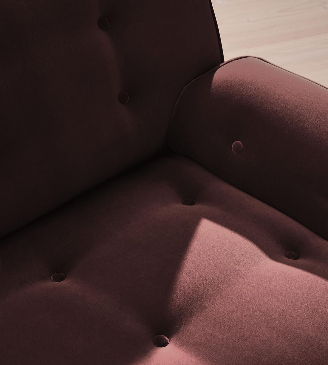 Elowen Modular Sofa - Four Seater - Velvet - Aubergine - UK - Images - Image 5