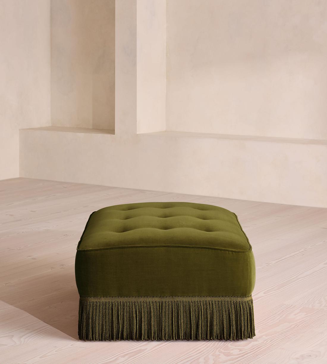 Elowen Modular Sofa - Corner Module - Velvet - Olive - UK - Image 9